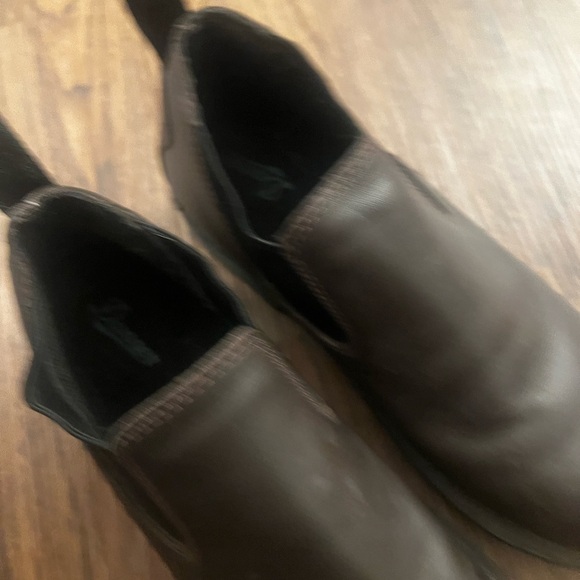 Danner Chocolate Brown Leather Slip-Ons - Picture 4 of 7